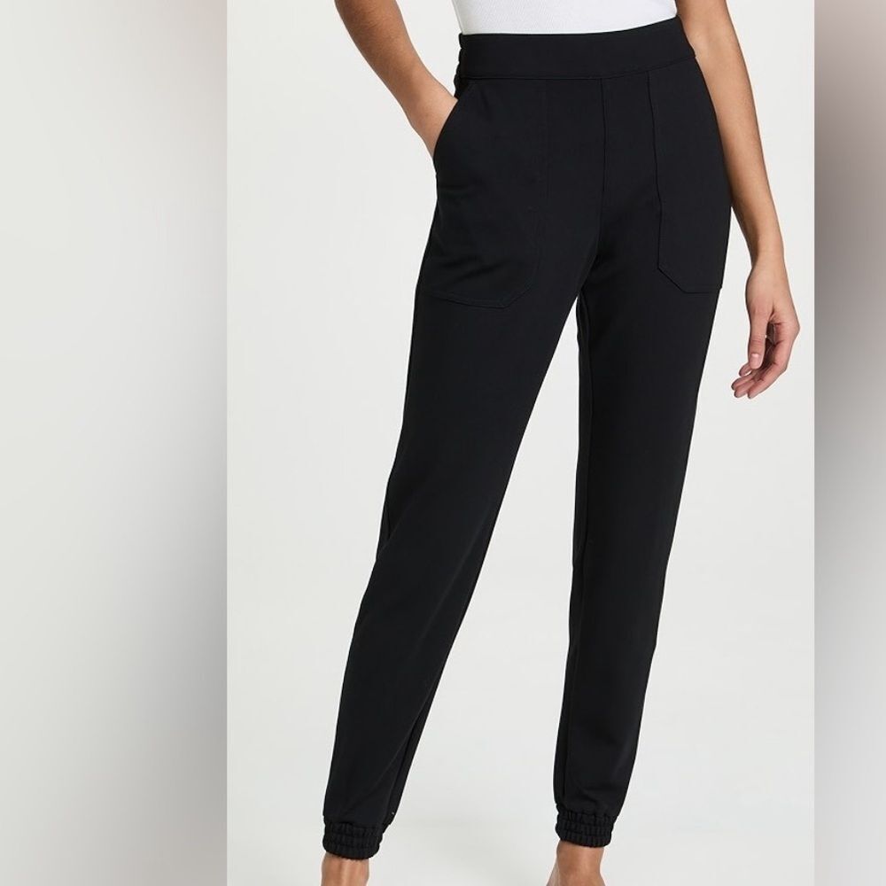 SPANX Women’s Perfect Pants Joggers Size XS Black Tapered Comfy Stretchy